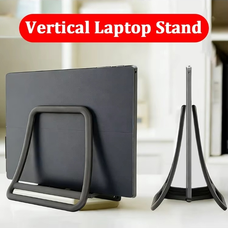 Desk Setup Macbook - Antypoślizgowy pionowy stojak na laptopa, odłączany