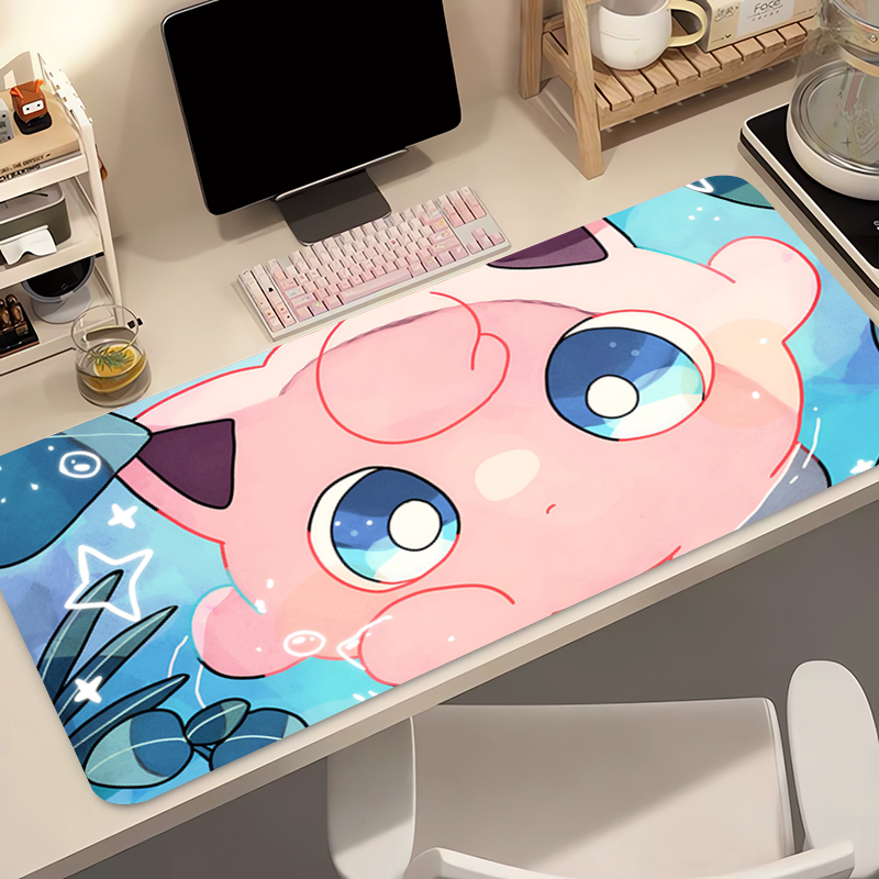 Desk Setup Computer - Podkładka pod mysz Anime 90x40cm Pokemon