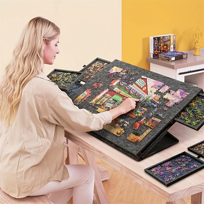 Desk Drawer Unit - Stół do układania puzzli z 6