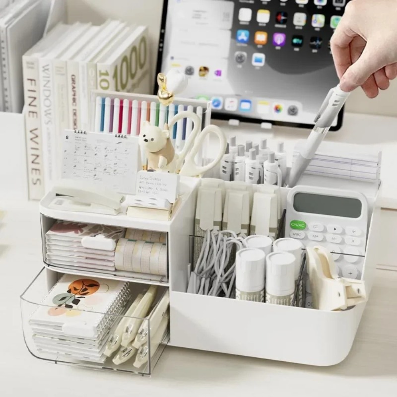 Desk Drawer Unit - 1 szt. Biurkowy organizer na kosmetyki
