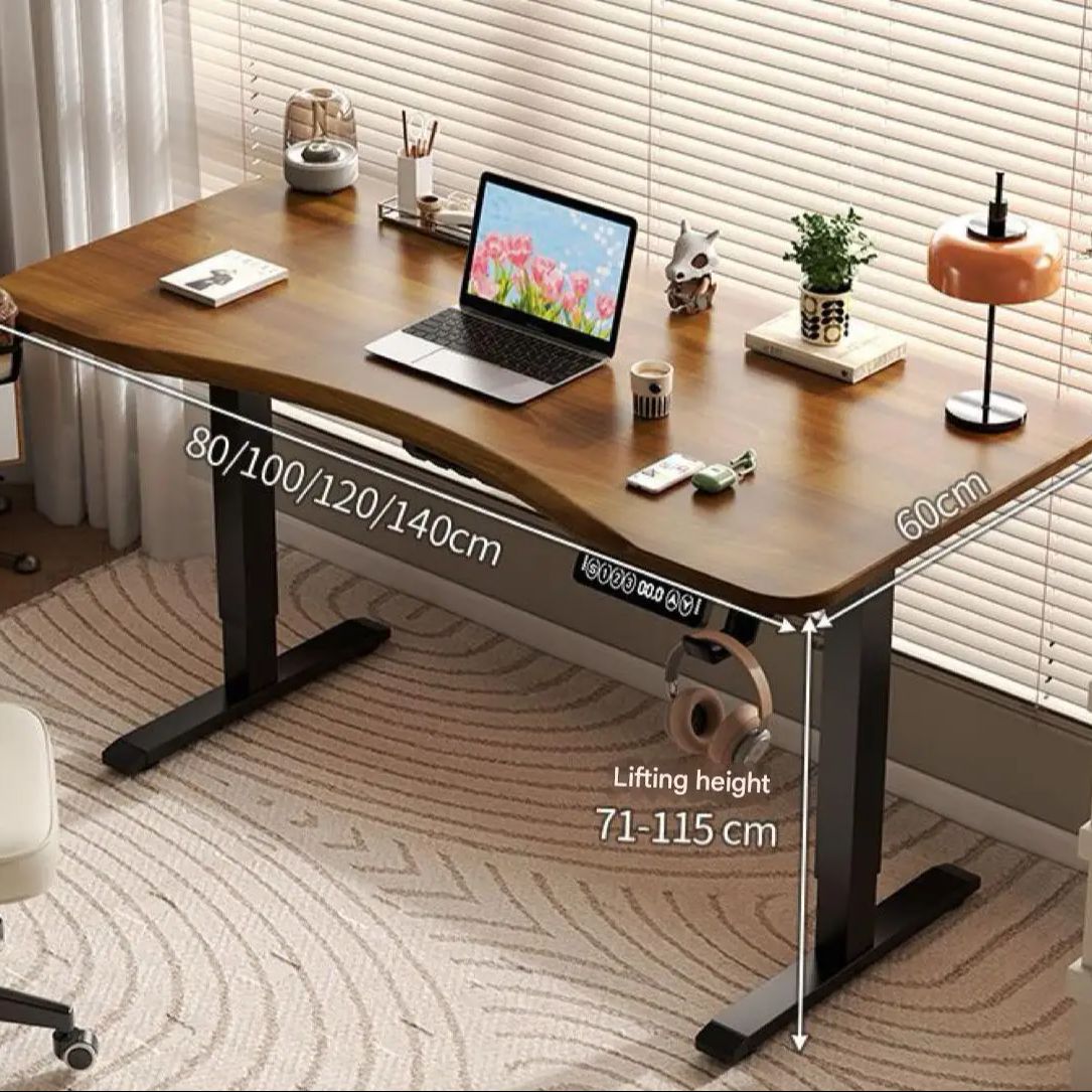 Desk Setup Home Office - Biurko komputerowe z regulacją wysokości 80/100/120/140