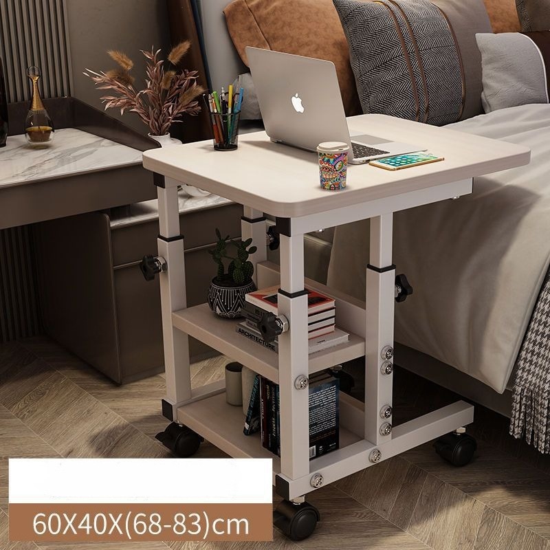 Przenośny mały stolik, stolik  – Desk Setup Wood recenzja i cena