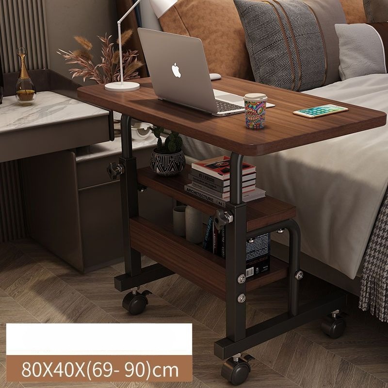 Przenośny mały stolik, stolik  – Desk Setup Wood recenzja i cena