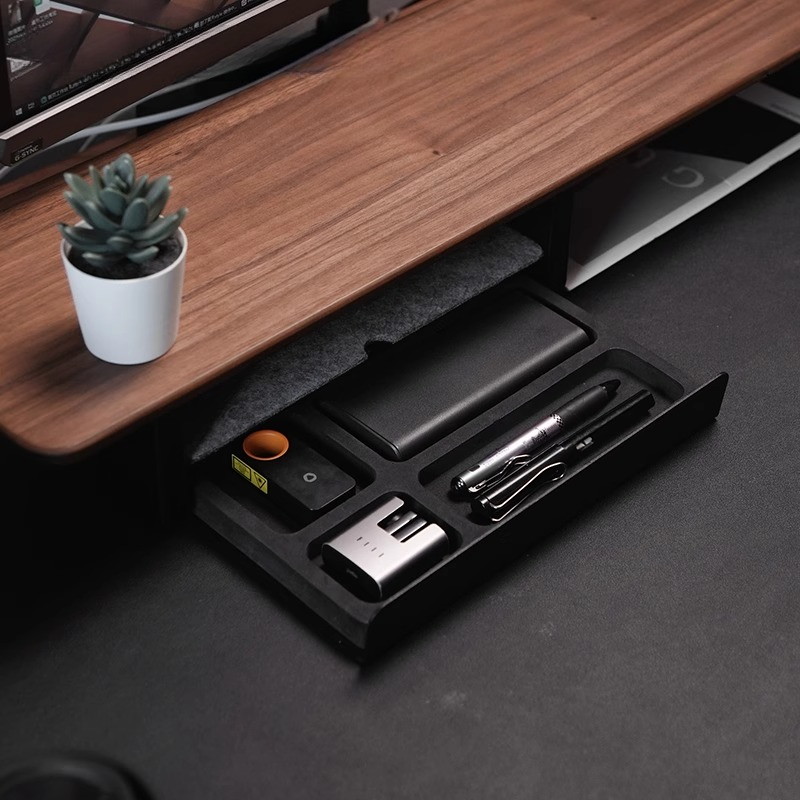 Podstawka pod monitor z szufla – Desk Setup Computer recenzja i cena