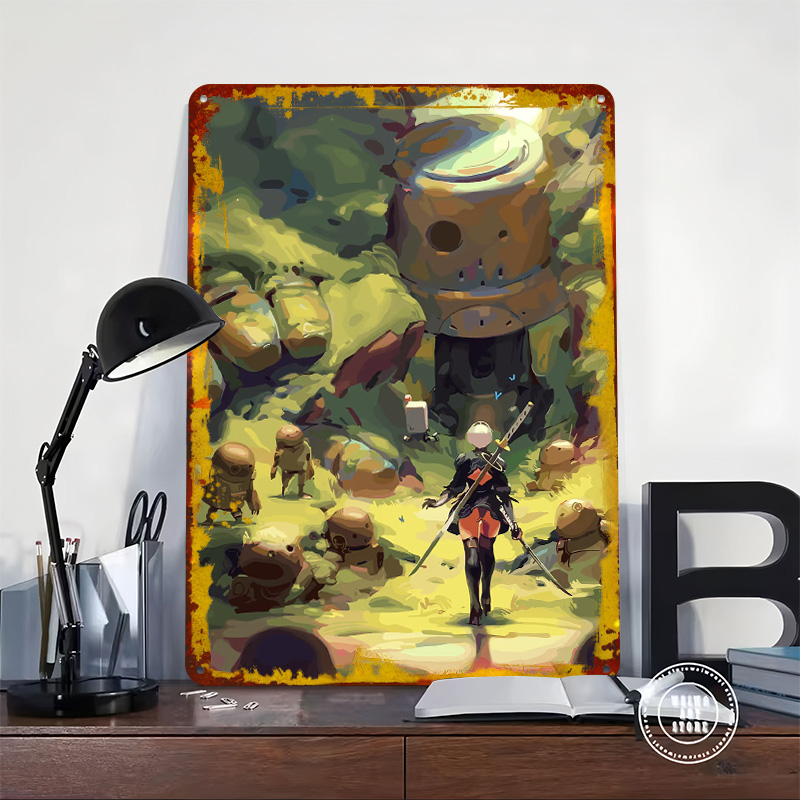 Nier Automata: 2B w lesie - me – Desk Setup Poster recenzja i cena