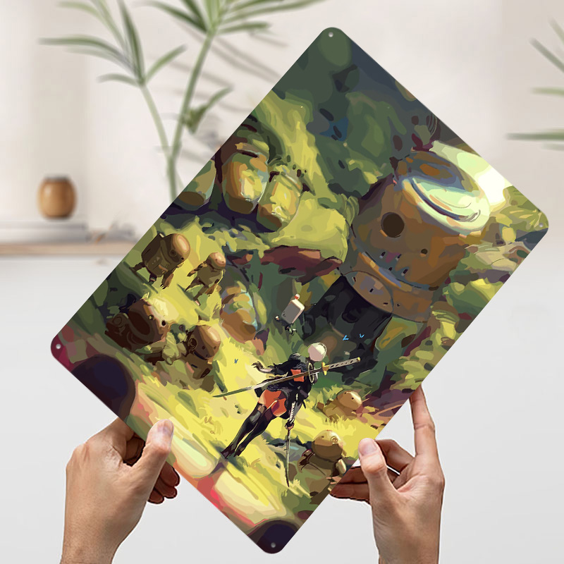 Nier Automata: 2B w lesie - me – Desk Setup Poster recenzja i cena