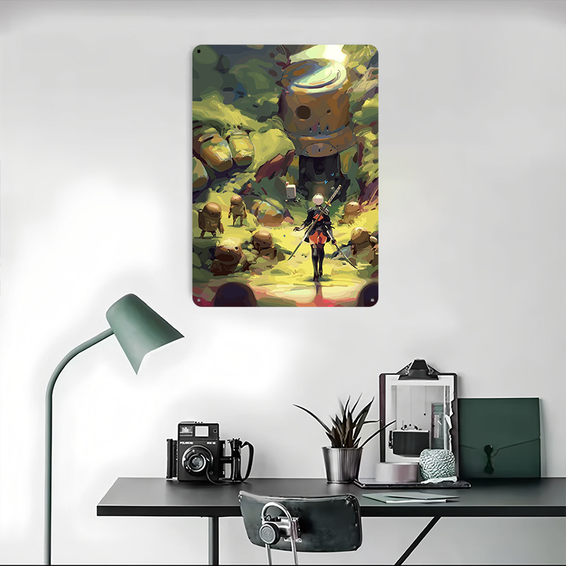 Nier Automata: 2B w lesie - me – Desk Setup Poster recenzja i cena