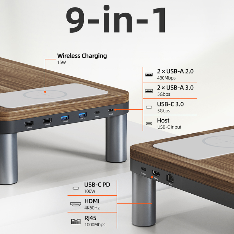 Stojak na monitor CABLETIME z  – Desk Setup Macbook recenzja i cena