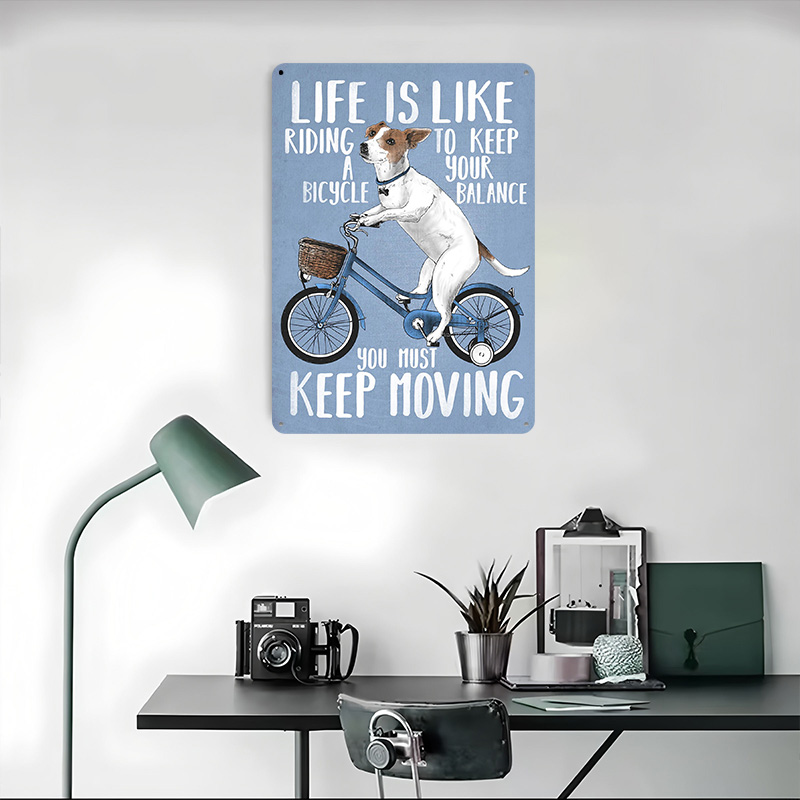 Życie Jest Jak Jazda na Rowerz – Desk Setup Poster recenzja i cena