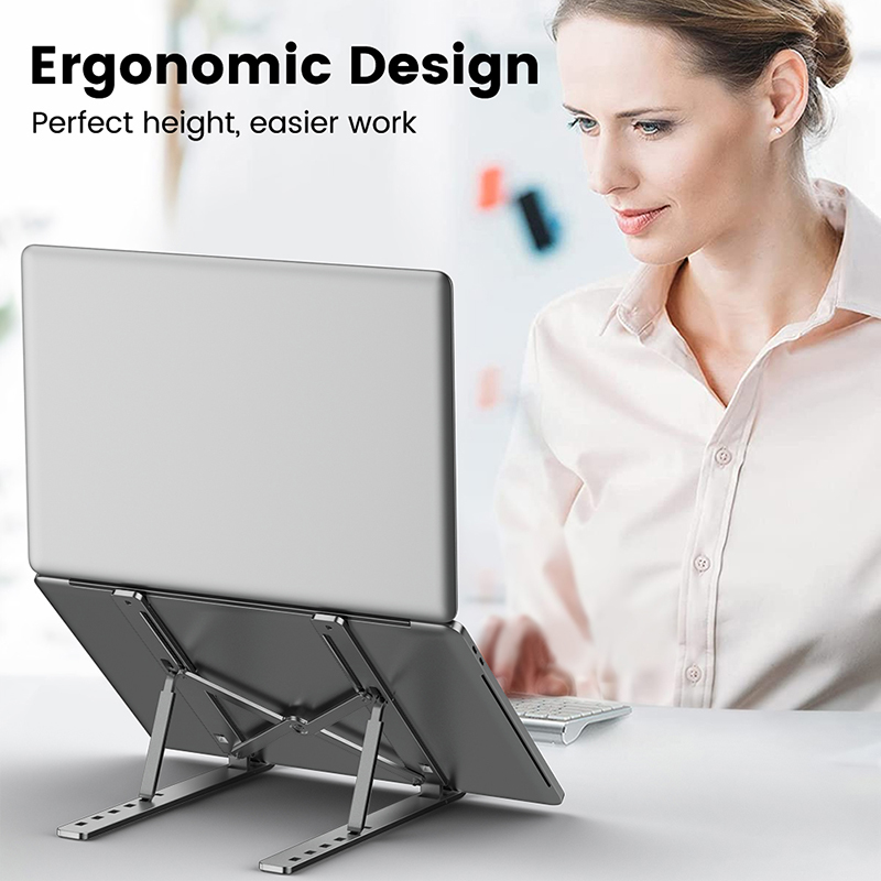 Metalowa przenośna składana po – Desk Setup Macbook recenzja i cena