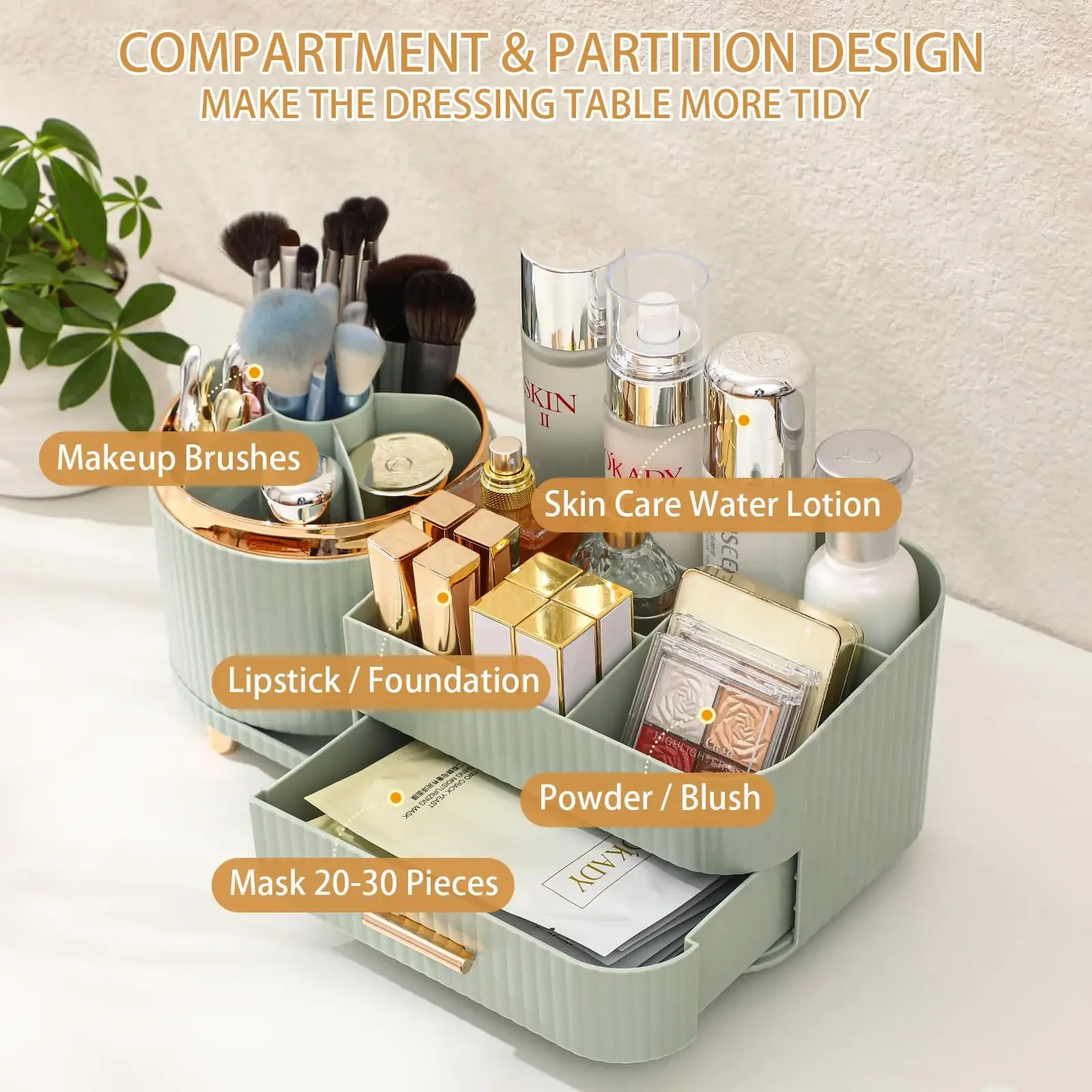 Organizer na pędzle do makijaż – Desk Drawer Unit recenzja i cena