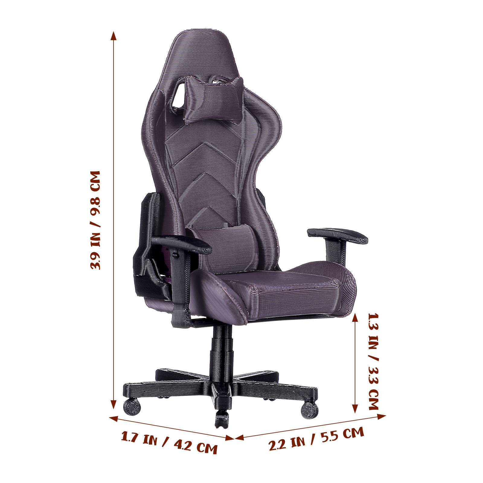 Miniaturowe krzesło gamingowe  – Desk Setup Computer recenzja i cena