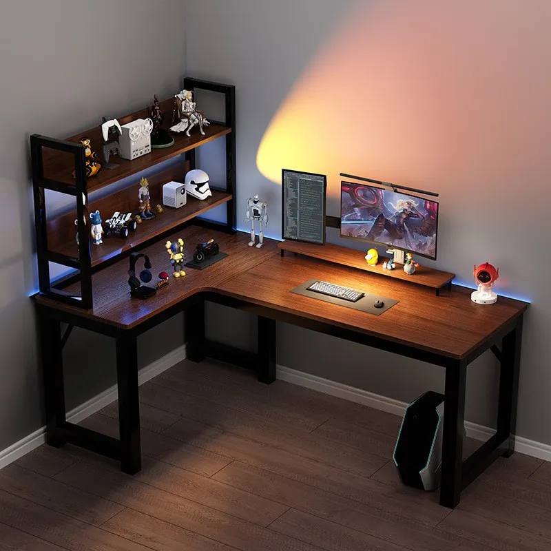 Narożny stół do gier z półką n – Desk Setup Corner recenzja i cena