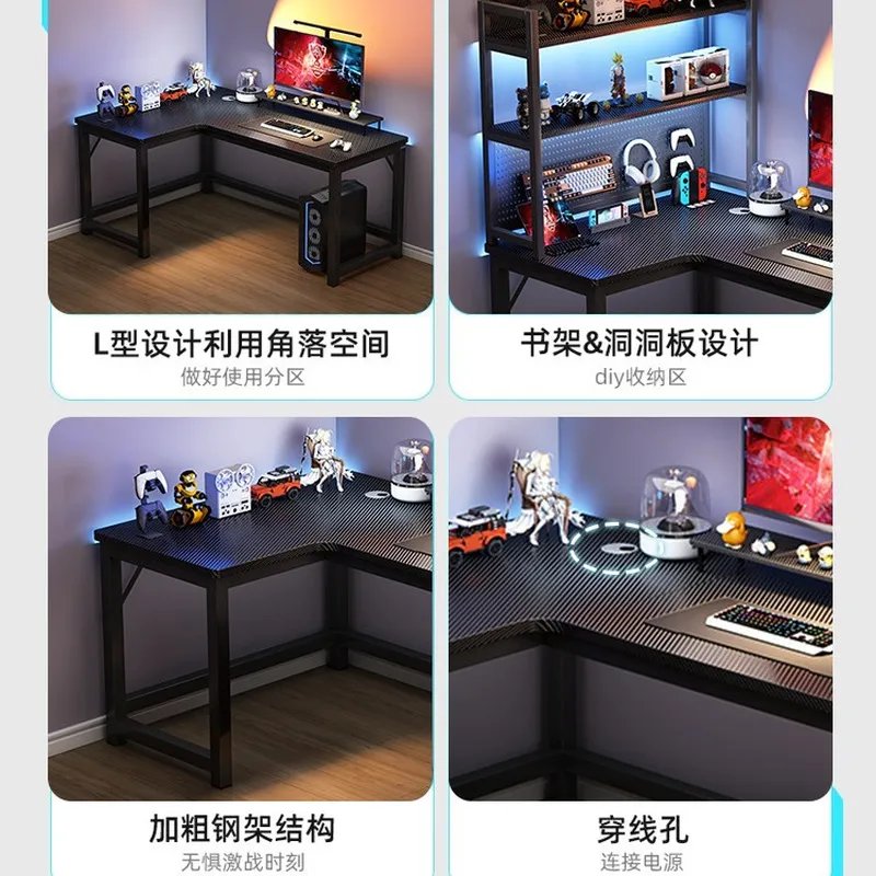 Narożny stół do gier z półką n – Desk Setup Corner recenzja i cena