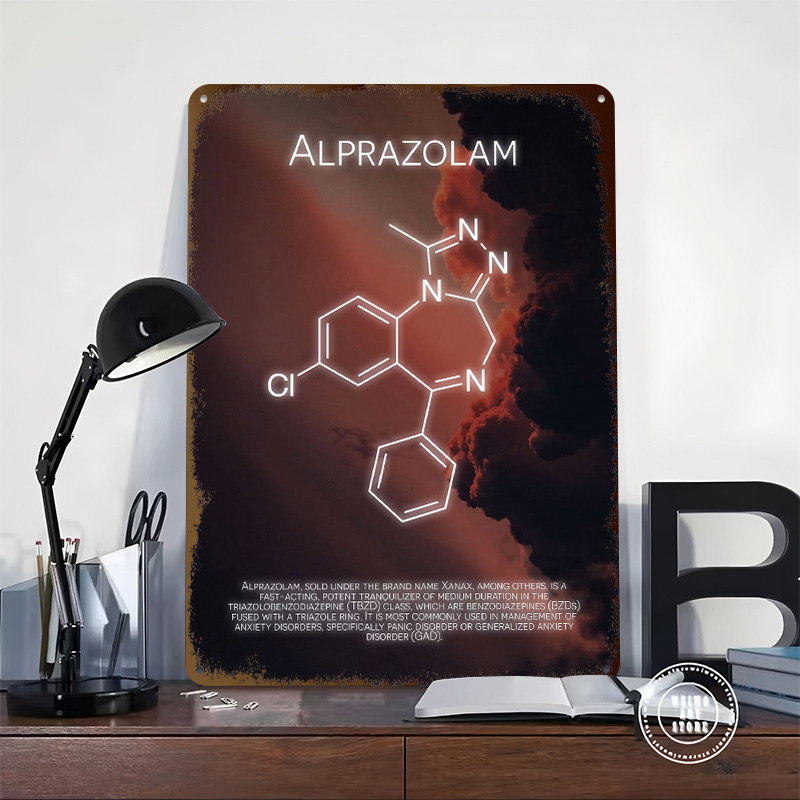 Plakaty z molątkiem alprazolam – Desk Setup Poster recenzja i cena