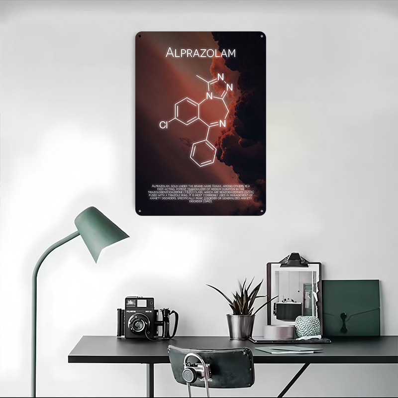 Plakaty z molątkiem alprazolam – Desk Setup Poster recenzja i cena