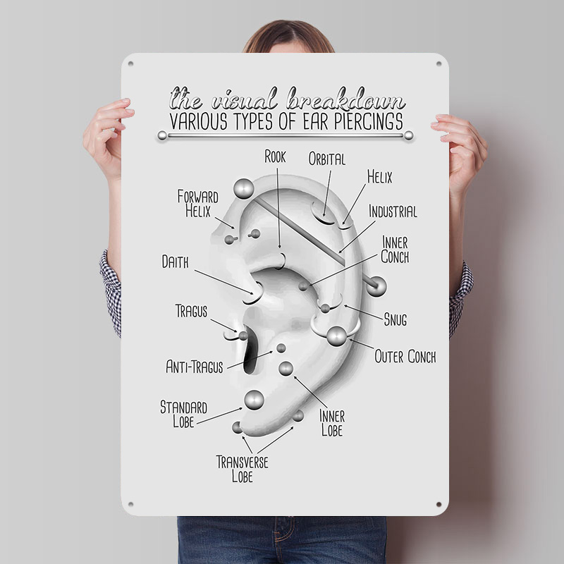 Wykres do przekłuwania uszu Me – Desk Setup Poster recenzja i cena