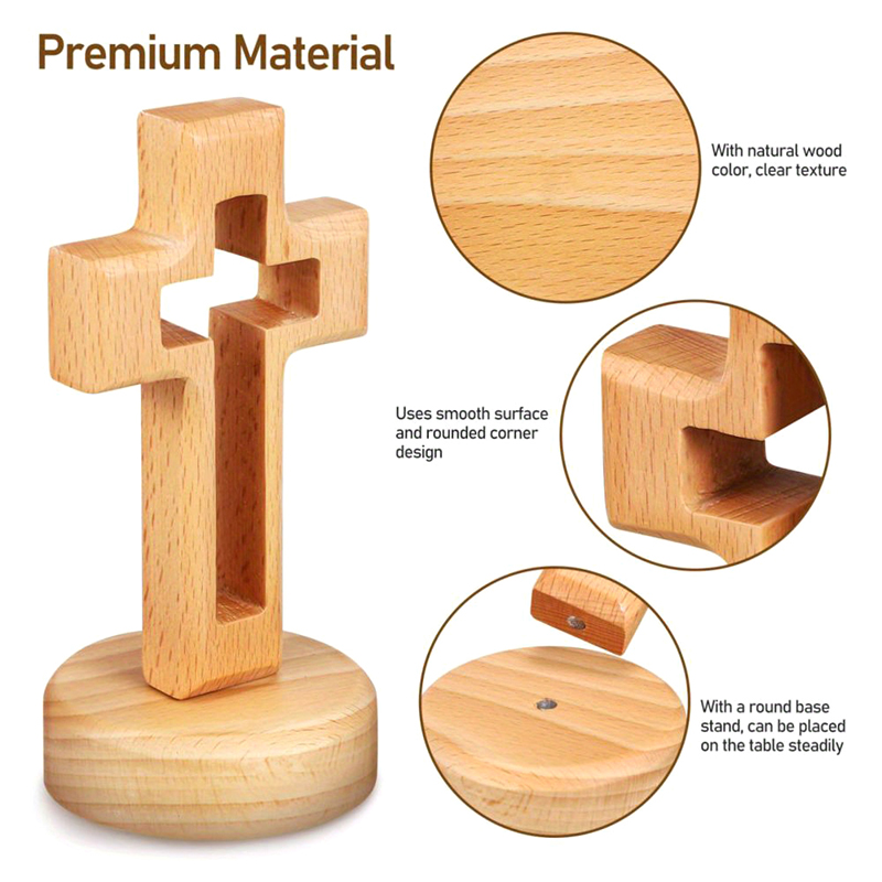 Krzyż Drewniany Krucyfiks Stoj – Desk Setup Wood recenzja i cena