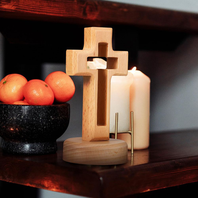 Krzyż Drewniany Krucyfiks Stoj – Desk Setup Wood recenzja i cena