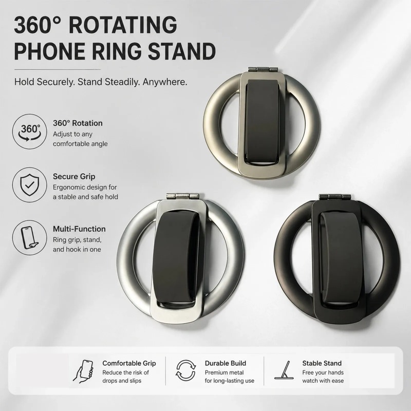 Silikonowa magnetyczna opaska  – Desk Setup Stand recenzja i cena
