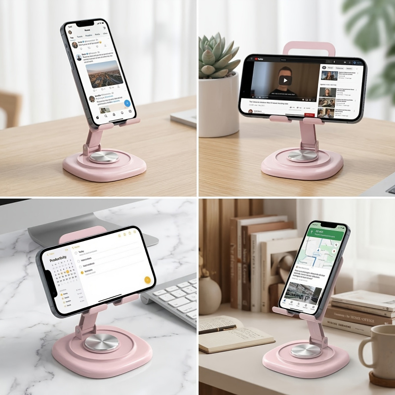 Metalowy obrotowy stojak na te – Desk Setup Stand recenzja i cena