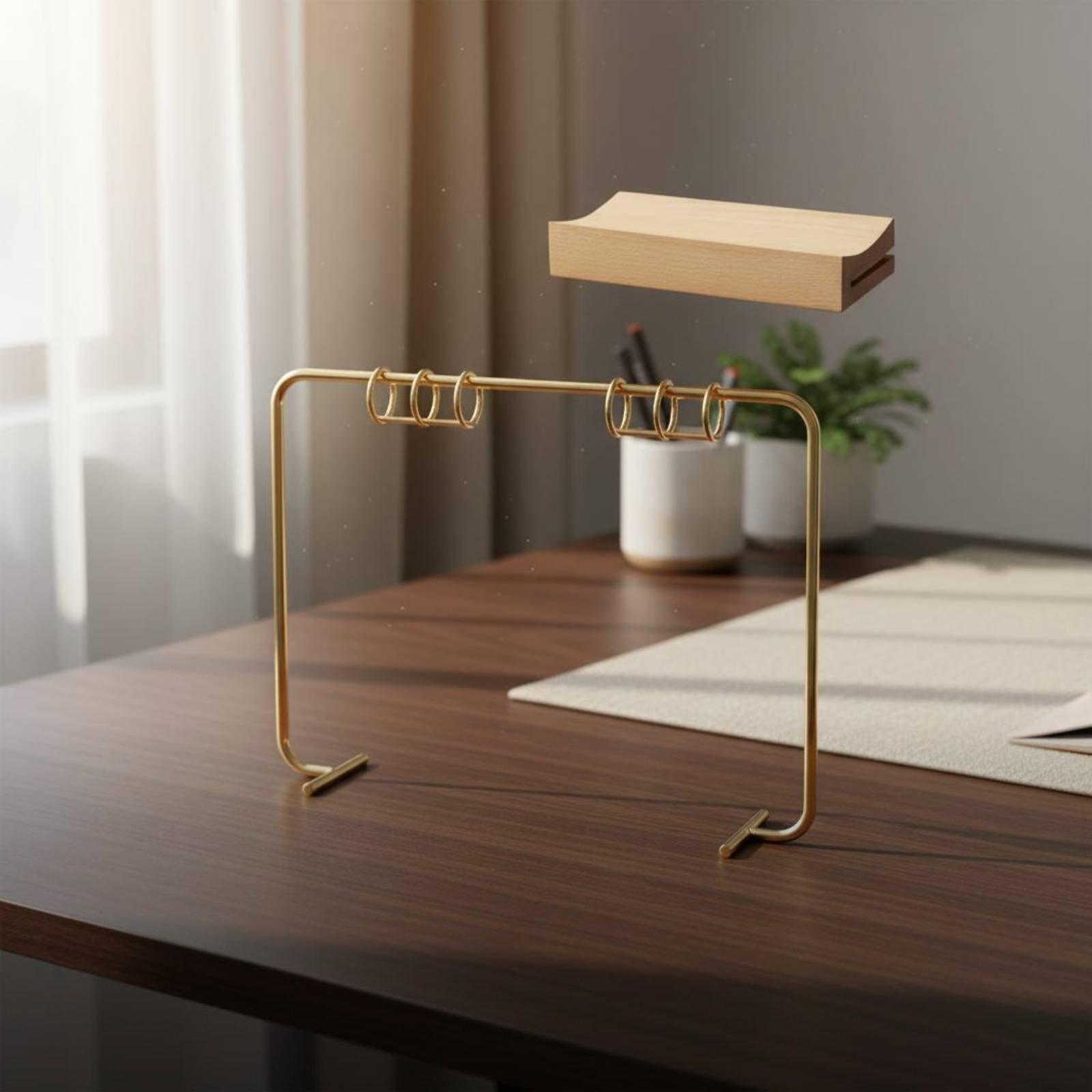 Drewniany stojak na kalendarz, – Desk Setup Wood recenzja i cena