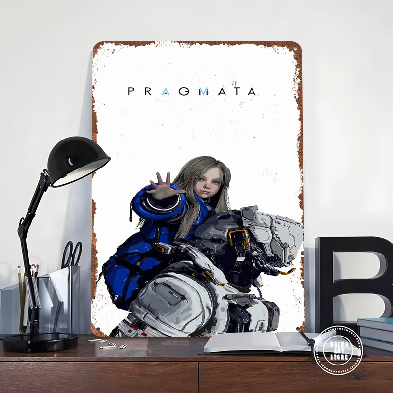 Metalowy plakat z postaciami z – Desk Setup Poster recenzja i cena