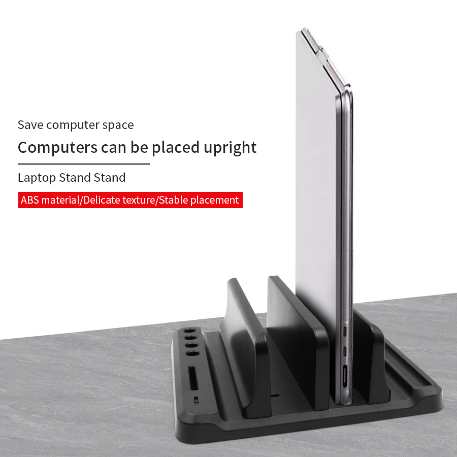 Pionowa podstawka pod laptopa  – Desk Setup Macbook recenzja i cena