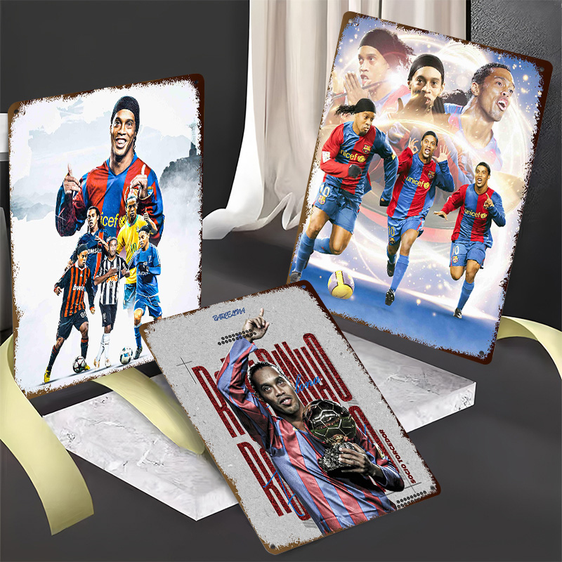 Ronaldinho Piłka Nożna Metalow – Desk Setup Poster recenzja i cena