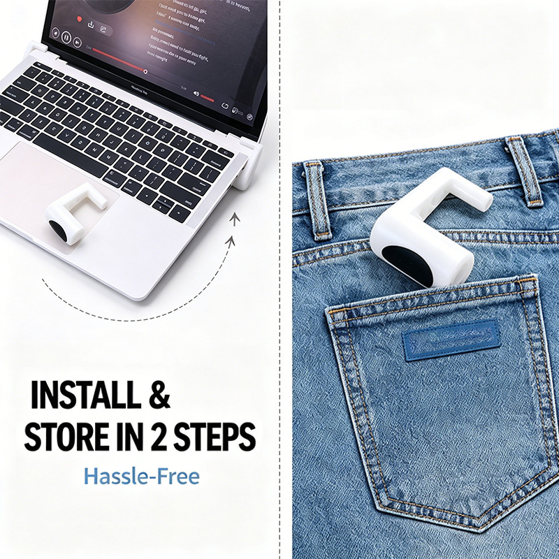 Przenośna Składana Podstawka P – Desk Setup Macbook recenzja i cena