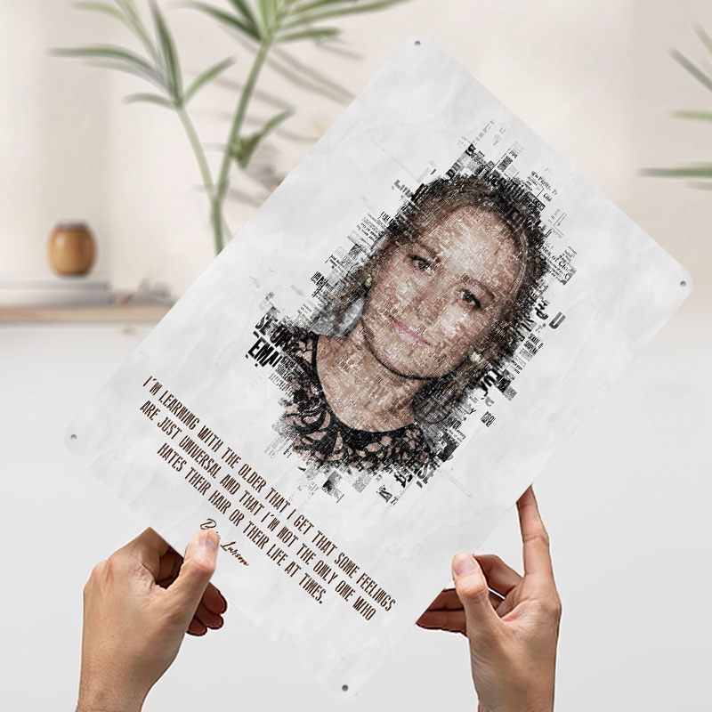 Plakat z cytatem Bri Larnson,  – Desk Setup Poster recenzja i cena